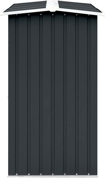 VidaXL Zahradní kůlna na dříví pozinkovaná ocel 330x92x153 cm [47087] Barva: antracitová