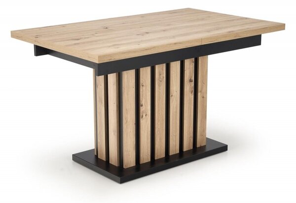 Halmar Rozkládací jídelní stůl LAMELLO 130(180)x80 dub artisan/černý