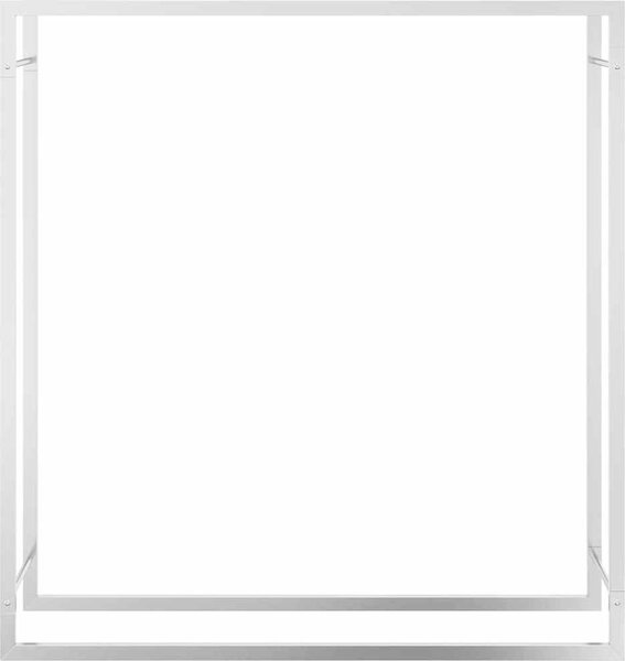 VidaXL Stojan na palivové dřevo matný 110x28x116 cm ocel [350310] Barva: Černá