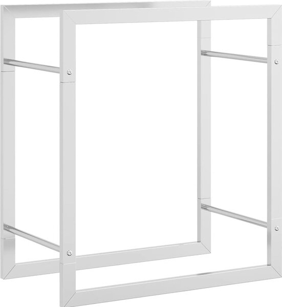 VidaXL Stojan na palivové dřevo matný 50 x 28 x 56 cm ocel [350304] Barva: Černá