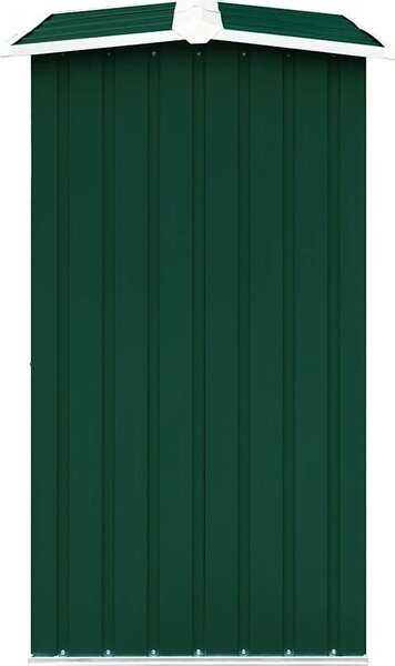 VidaXL Zahradní kůlna na dříví z pozinkované oceli 172x91x154 cm [47080] Barva: Zelená