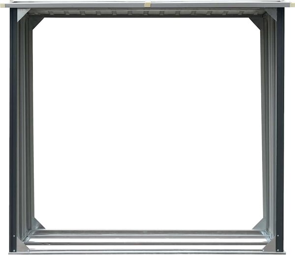 VidaXL Zahradní kůlna na dříví z pozinkované oceli 172x91x154 cm [47080] Barva: Zelená