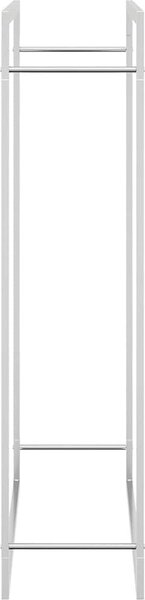 VidaXL Stojan na palivové dřevo matný 110x28x116 cm ocel [350310] Barva: Černá