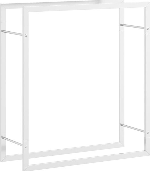 VidaXL Stojan na palivové dřevo matný 80x28x86 cm ocel [350307] Barva: Černá