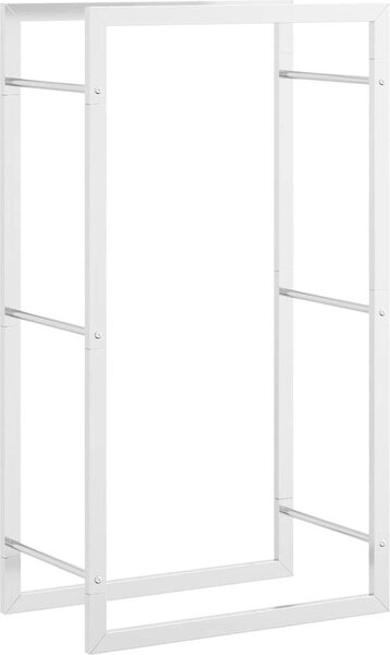 VidaXL Stojan na palivové dřevo matný 50x28x94 cm ocel [350305] Barva: Černá