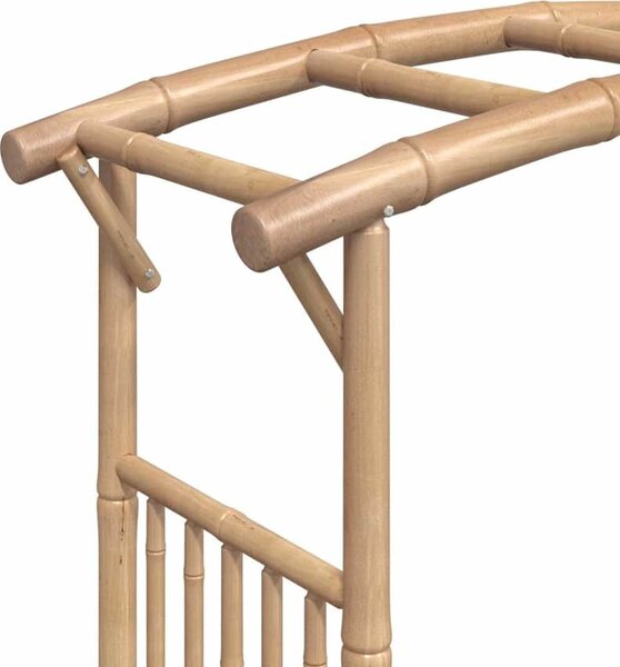 VidaXL Zahradní oblouk na růže bambus 118 x 40 x 187 cm [341746]