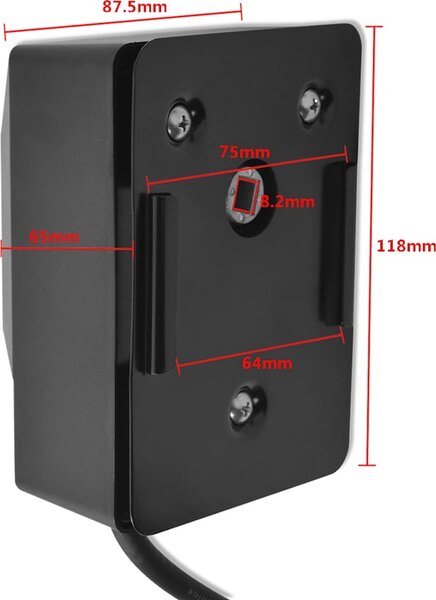 VidaXL Grilovací motor na rožeň 4 W černý [42248]