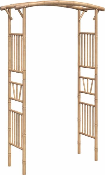 VidaXL Zahradní oblouk na růže bambus 118 x 40 x 187 cm [341746]