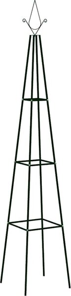 VidaXL Opory na pnoucí rostliny 2 ks tmavě zelené 35x35x195 cm železo [47096]