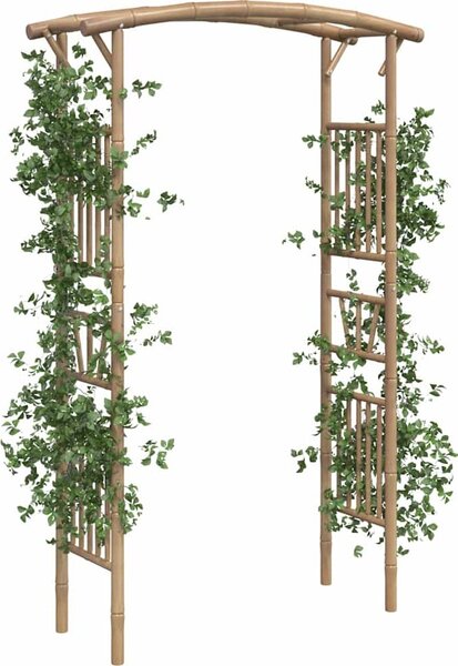 VidaXL Zahradní oblouk na růže bambus 118 x 40 x 187 cm [341746]