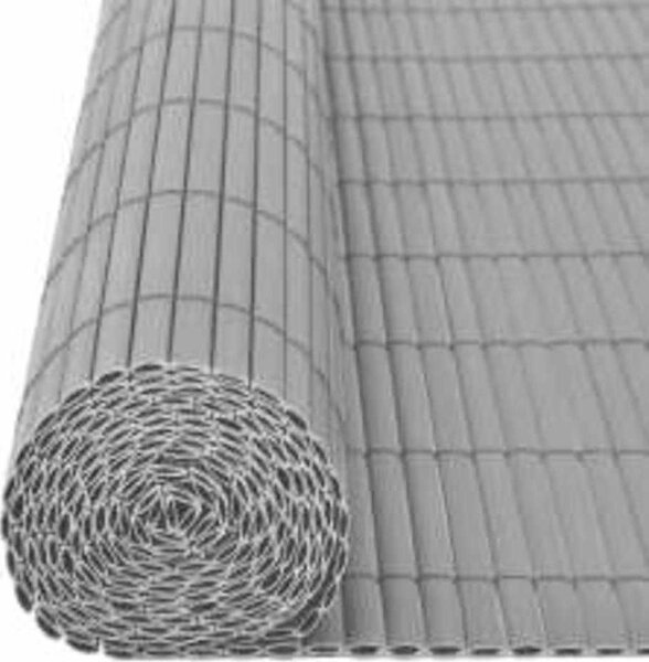 VidaXL Oboustranný zahradní plot 110 x 300 cm [317152] Barva: Šedá
