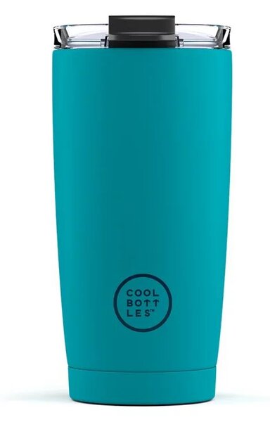 Nerezový termohrnek Cool Bottles Vivid Turquoise, 550 ml