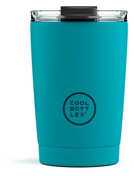 Nerezový termohrnek Cool Bottles Vivid Turquoise, 330 ml