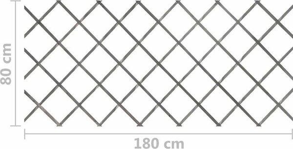 VidaXL Trelážové ploty 5 ks masivní jedlové dřevo 180 x 80 cm [316422] Barva: Hnědá