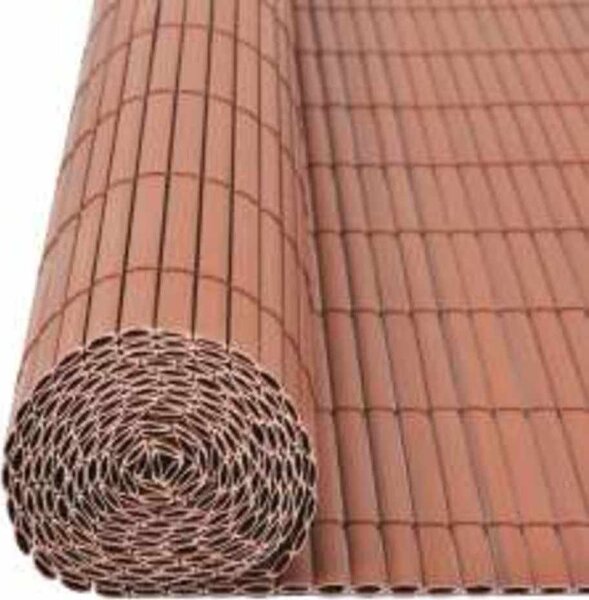 VidaXL Oboustranný zahradní plot 110 x 300 cm [317152] Barva: Šedá