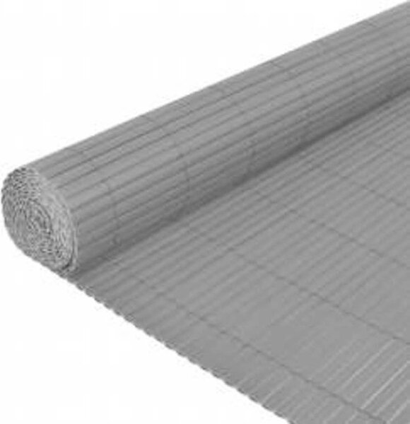 VidaXL Oboustranný zahradní plot 110 x 300 cm [317152] Barva: Šedá