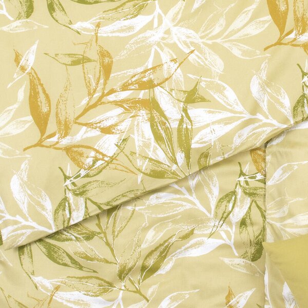 Povlečení SATÉN TENCEL DESIGN PLUS green zelinkavá 140 x 200/70 x 90 cm