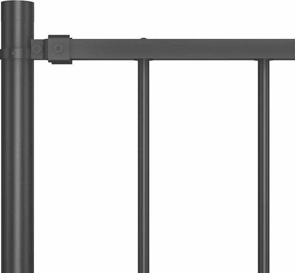 VidaXL Plotový panel Woerden se sloupky ocelový 1,7x0,75 m [145209] Barva: Bílá