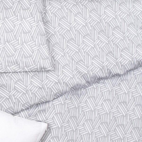 Povlečení EXCLUSIVE TENCEL PLUS chroma šedobílá 140 x 200/70 x 90 cm