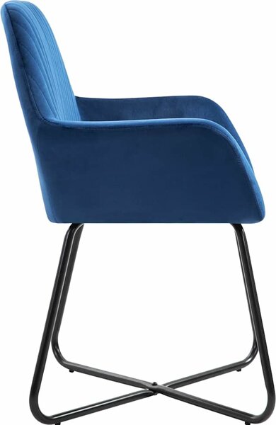 VidaXL Jídelní židle 2 ks samet [249802] Barva: Zelená