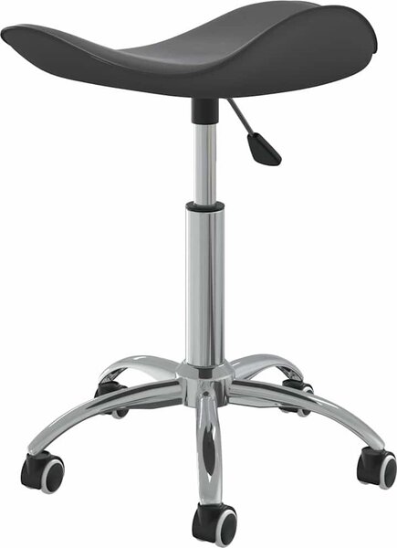 VidaXL Otočná jídelní židle umělá kůže [3088565] Barva: Černá