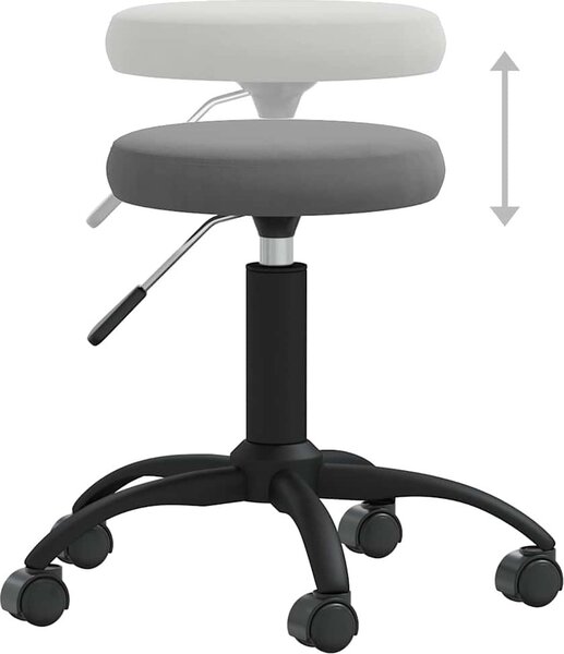 VidaXL Jídelní židle samet [3085727] Barva: světle zelená