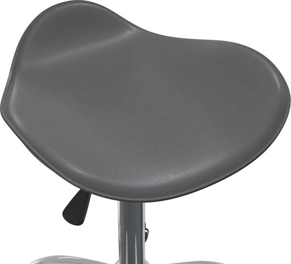 VidaXL Otočná jídelní židle umělá kůže [3088565] Barva: Černá