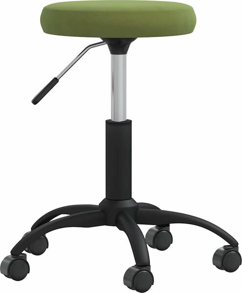 VidaXL Jídelní židle samet [3085727] Barva: světle zelená