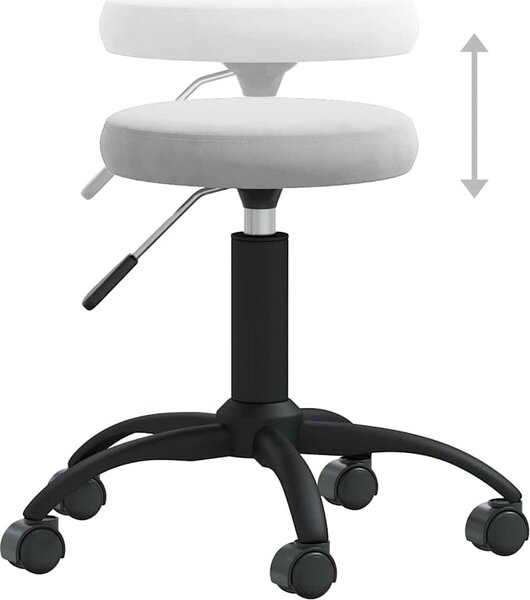 VidaXL Jídelní židle samet [3085727] Barva: světle zelená