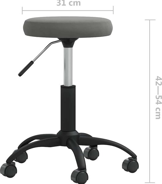 VidaXL Jídelní židle samet [3085727] Barva: světle zelená