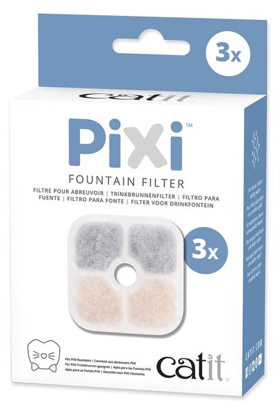 Filtry do vodní fontány pro kočku v sadě 3 ks Catit Pixi – Plaček Pet Products