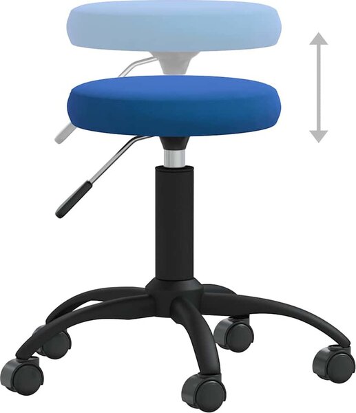VidaXL Jídelní židle samet [3085727] Barva: světle zelená