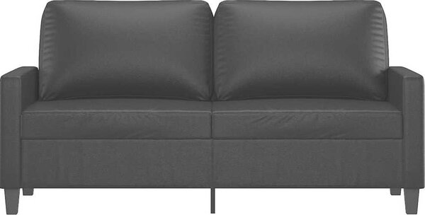 VidaXL 2místná pohovka 140 cm umělá kůže [359137] Barva: Černá
