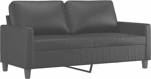VidaXL 2místná pohovka 140 cm umělá kůže [359137] Barva: Černá