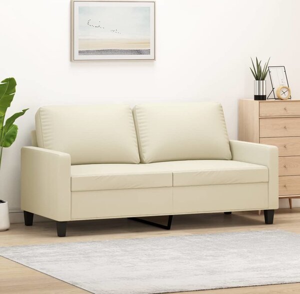 VidaXL 2místná pohovka 140 cm umělá kůže [359137] Barva: Černá