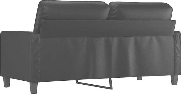 VidaXL 2místná pohovka 140 cm umělá kůže [359137] Barva: Černá