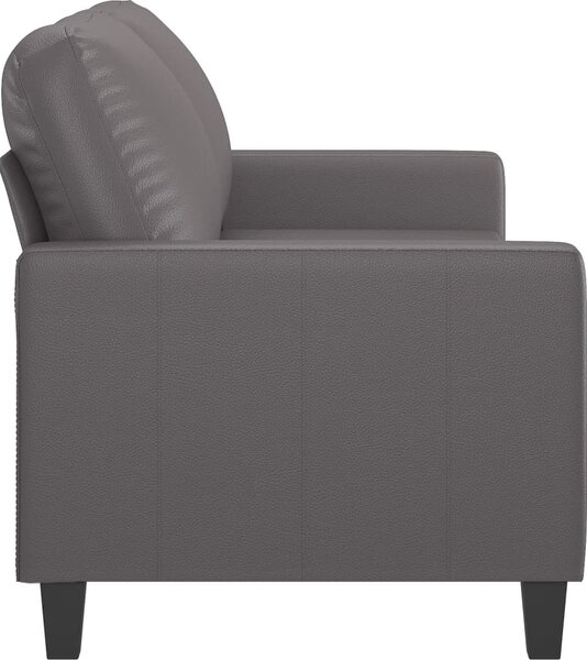 VidaXL 2místná pohovka 140 cm umělá kůže [359137] Barva: Černá