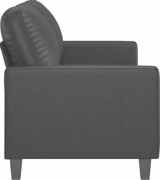 VidaXL 2místná pohovka 140 cm umělá kůže [359137] Barva: Černá