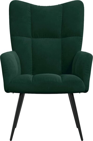 VidaXL Relaxační křeslo samet [328077] Barva: Bílá
