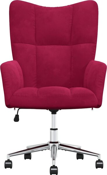 VidaXL Relaxační křeslo samet [328170] Barva: Černá