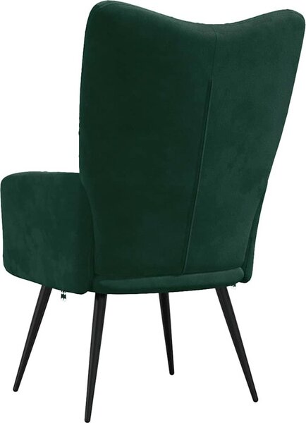 VidaXL Relaxační křeslo samet [328077] Barva: Bílá