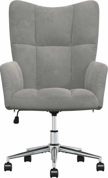 VidaXL Relaxační křeslo samet [328170] Barva: Černá