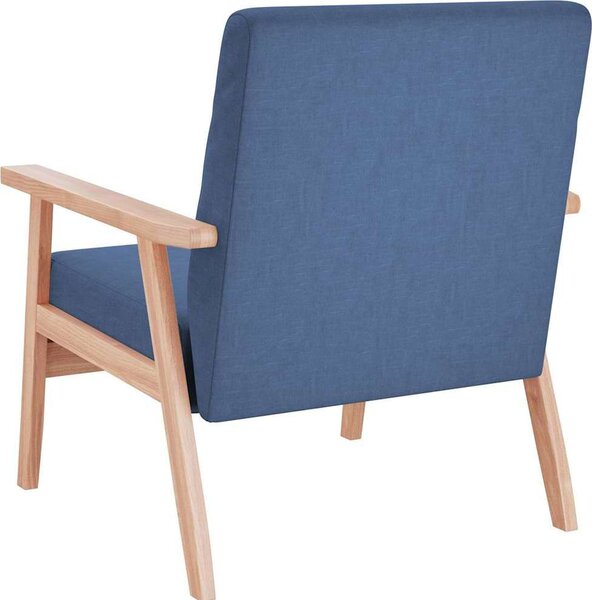 VidaXL Křeslo textil [244651] Barva: světle šedá