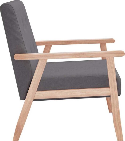 VidaXL Křeslo textil [244651] Barva: světle šedá