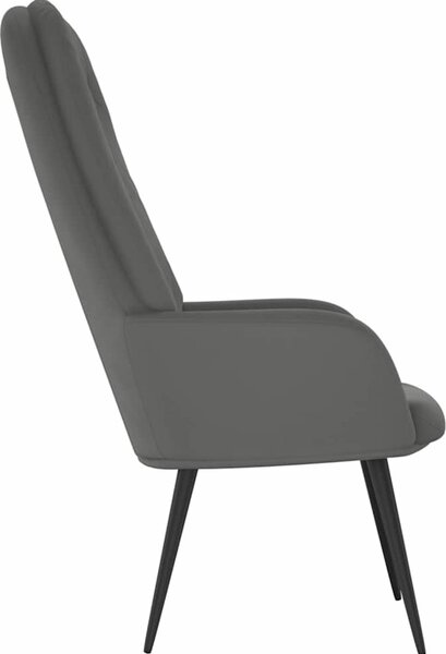 VidaXL Relaxační křeslo samet [341202] Barva: Modrá