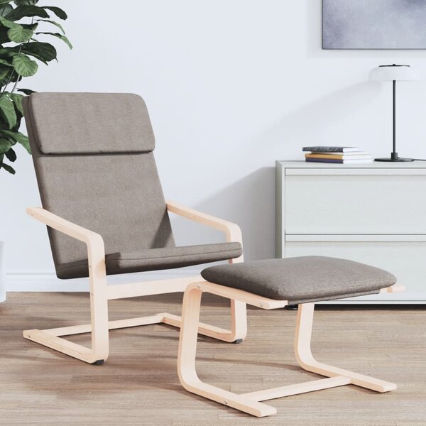 VidaXL Relaxační židle textil [351057] Barva: tmavě hnědá