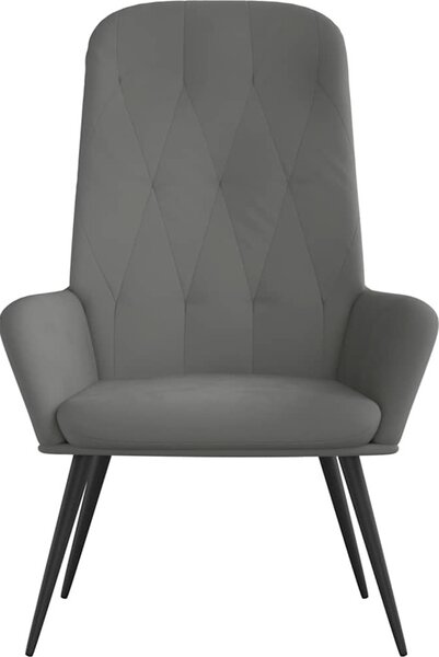 VidaXL Relaxační křeslo samet [341202] Barva: Modrá