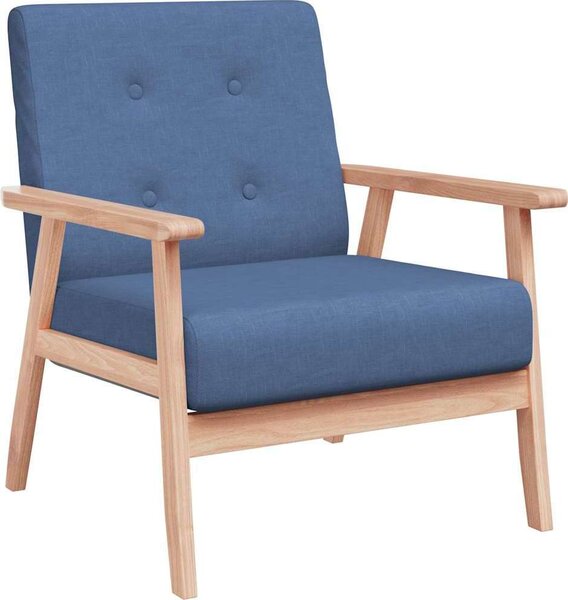 VidaXL Křeslo textil [244651] Barva: světle šedá