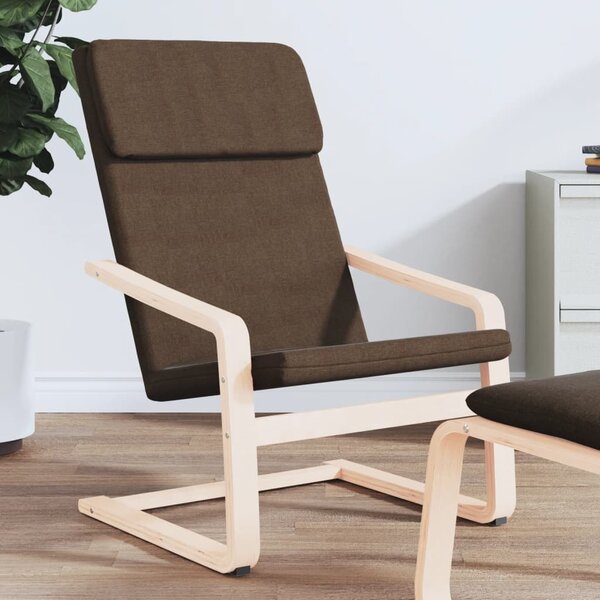 VidaXL Relaxační židle textil [351057] Barva: tmavě hnědá