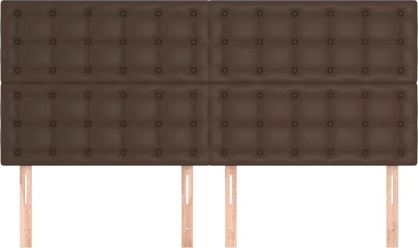 VidaXL Čelo postele 160x5x118/128 cm umělá kůže [3116431] Barva: cappuccino